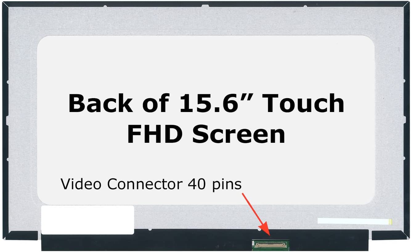15.6" Short 40 Pin LED Laptop Screen Replacement