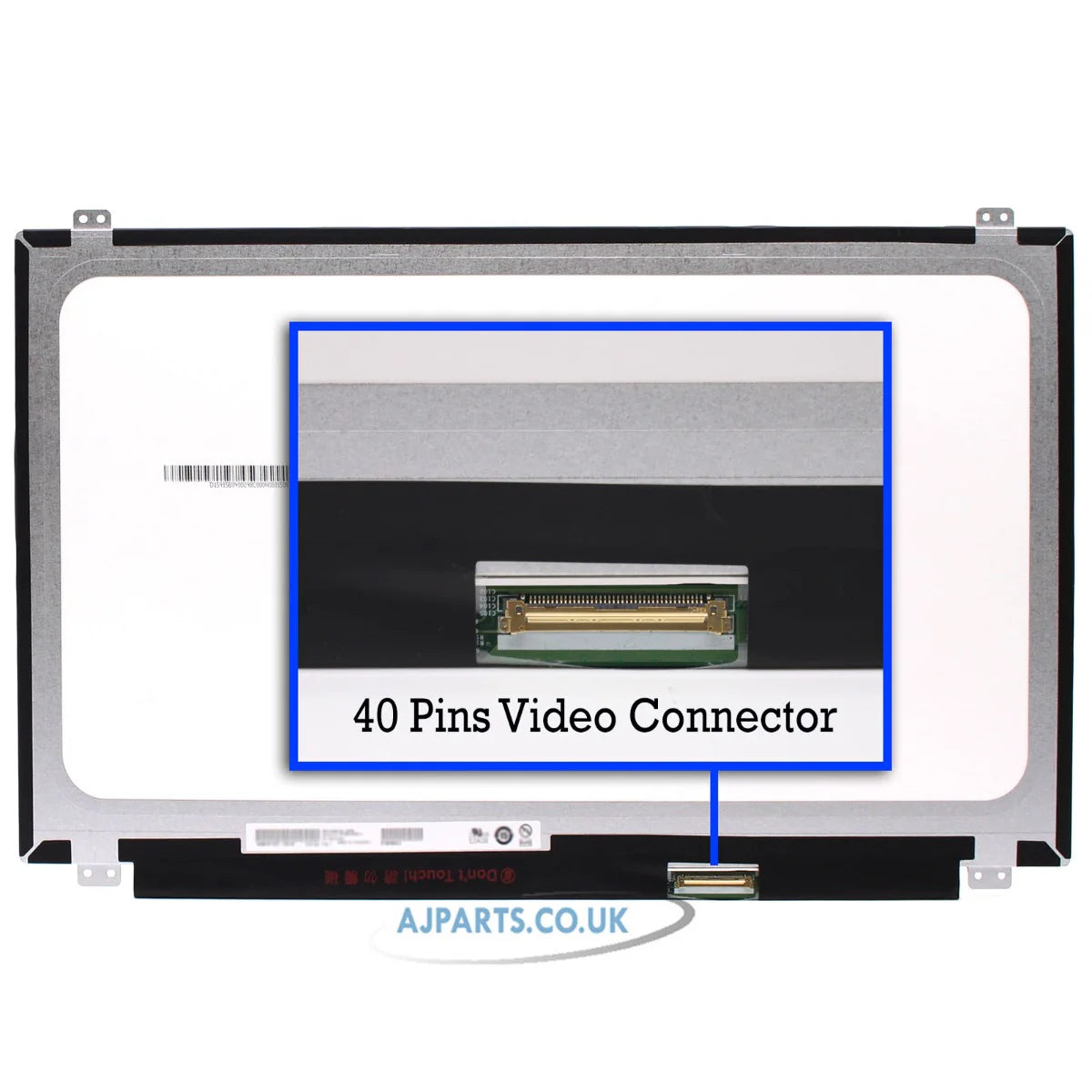 15.6" Short 40 Pin LED Laptop Screen Replacement