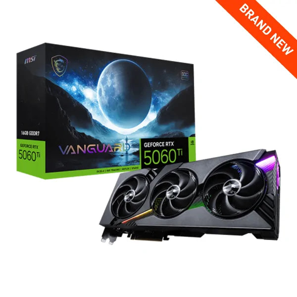 MSI GeForce RTX 5060 Ti 16GB VANGUARD SOC graphics card
