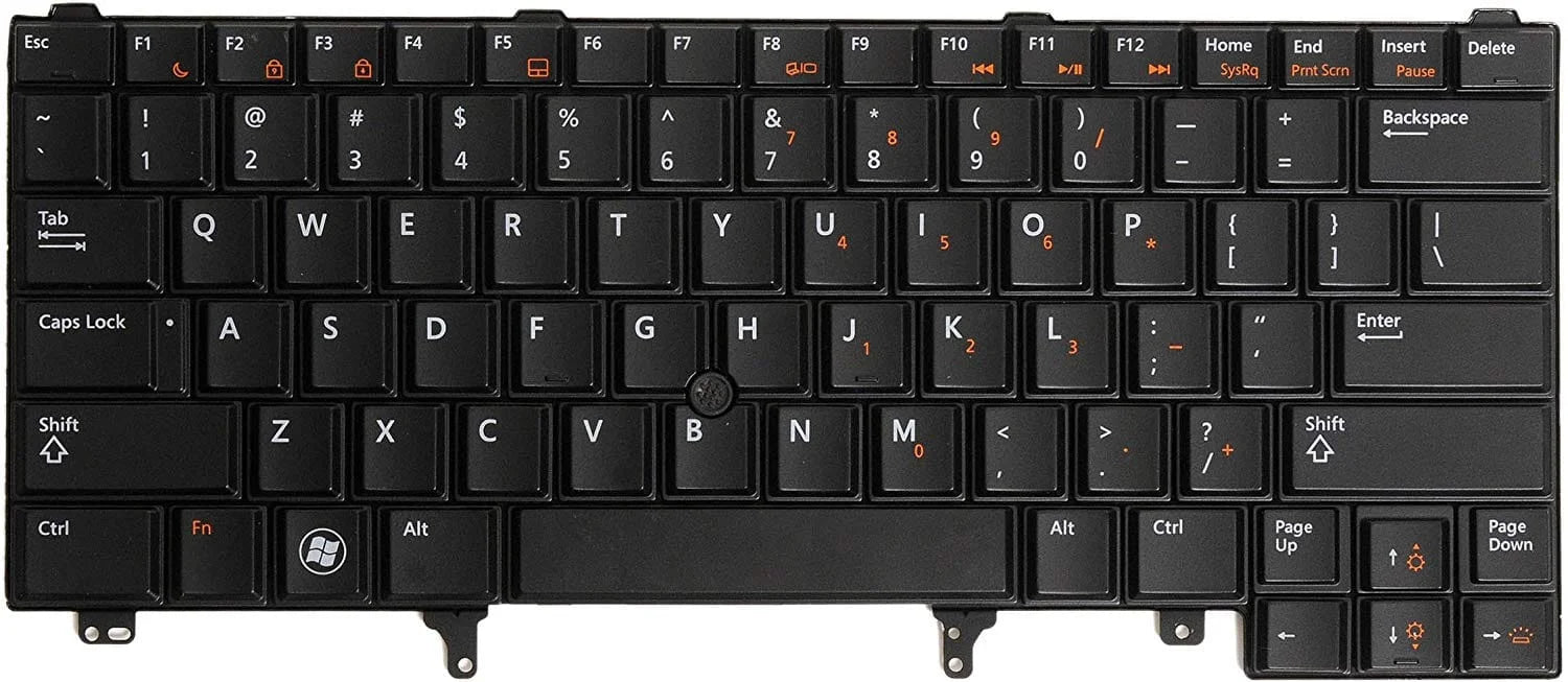 Dell E6440 US keyboard with pointer
