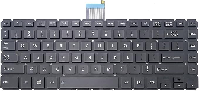 Black keyboard for Toshiba Satellite L45-B series
