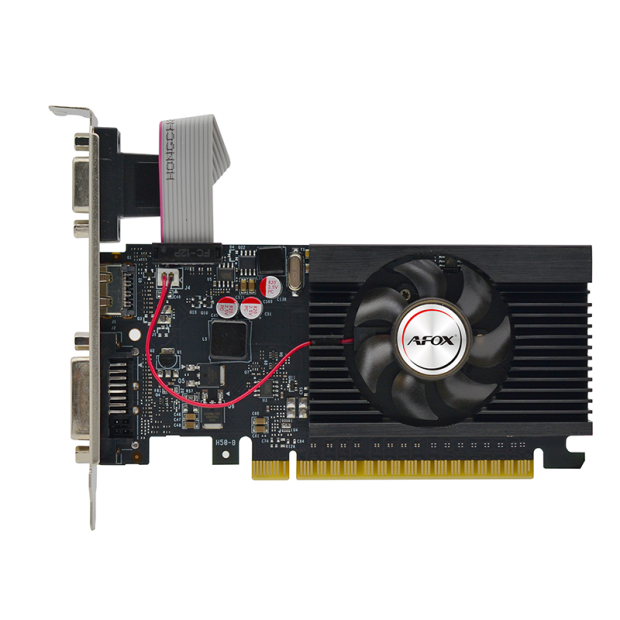 AFOX GT710 4GB graphics card front design
