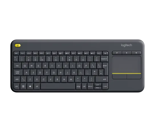 Logitech K400 Plus wireless keyboard with touchpad black
