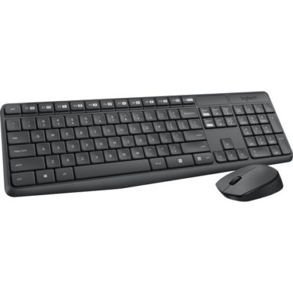 Logitech MK235 wireless keyboard and mouse combo black
