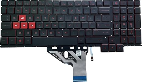 Original HP Omen 15X 15CE US layout backlit keyboard
