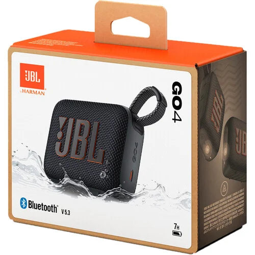 JBL GO4 ultra-portable Bluetooth speaker black
