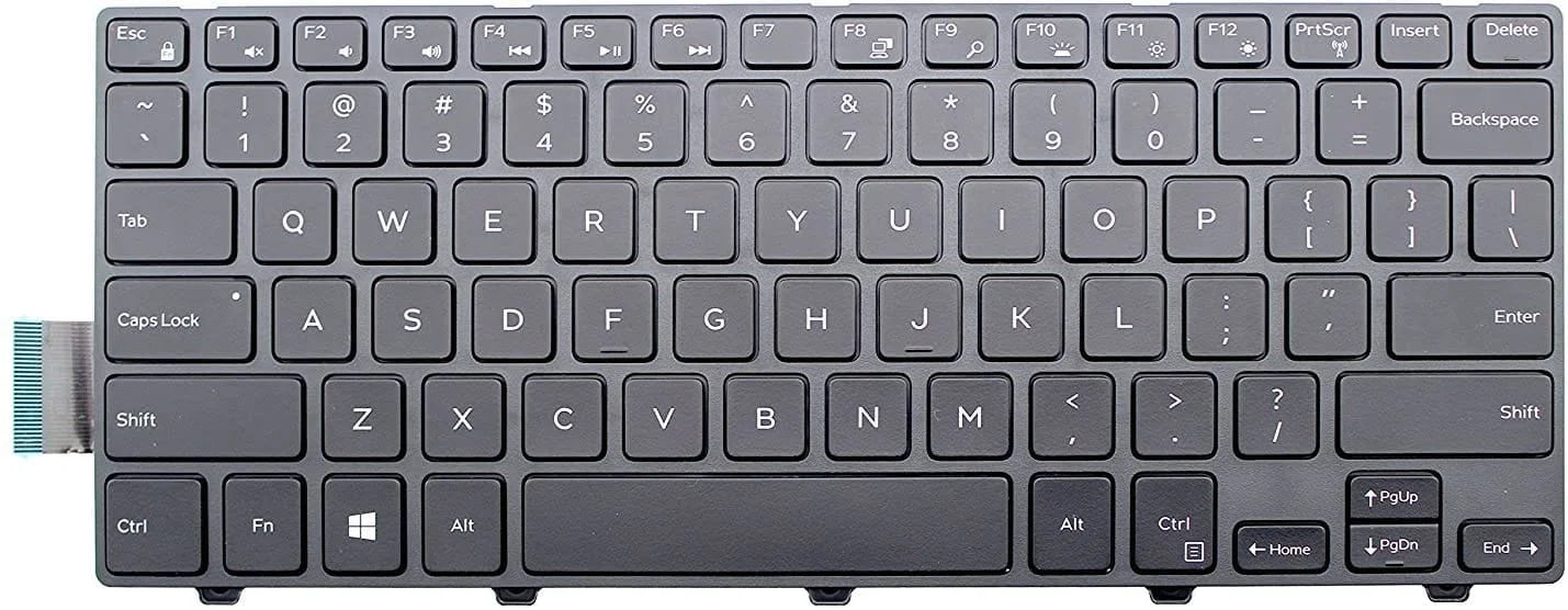 Dell Inspiron 5447 backlit keyboard – black US layout
