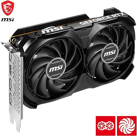 MSI GeForce RTX 4060 VENTUS 2X 8GB OC graphics card
