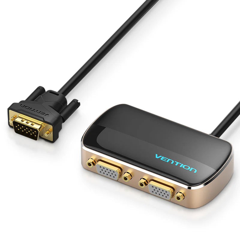 Vention 1-in-2 Out VGA Splitter 1M Black
