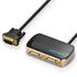 Vention 1-in-2 Out VGA Splitter 1M Black
