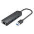 Vention 3-port USB 3.0 hub with Ethernet port
