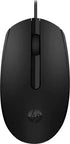HP M10 wired USB mouse black
