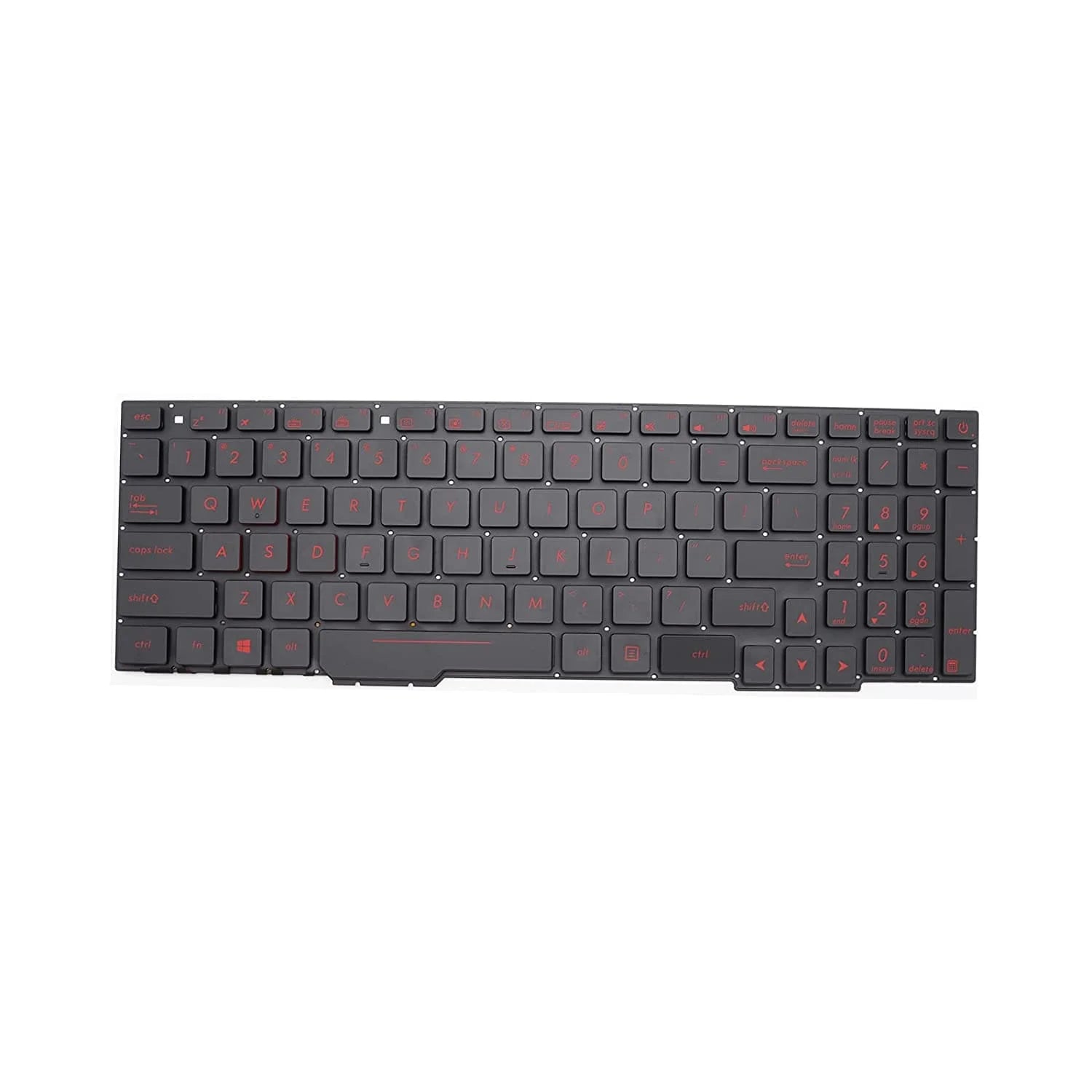 ASUS FX553V replacement backlit keyboard black
