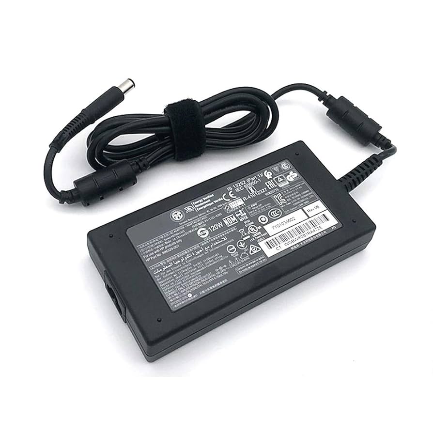 HP 120W Charger for ZBook Power G9/G10, OMEN 16, Victus 16 – 19.5V 6.15A 7.4mm Barrel Pin