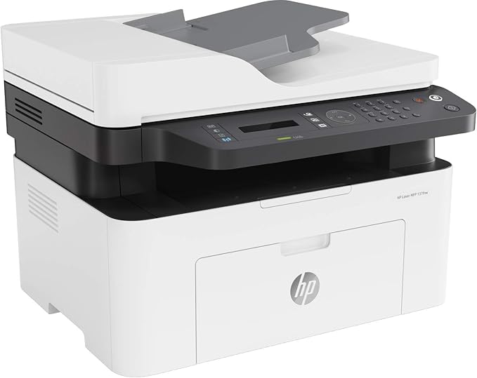 HP Laser MFP 137FNW Printer – Print, Copy, Scan with USB, Ethernet & Wireless
