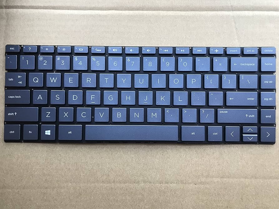 US keyboard with silver frame for HP EliteBook 850 G4 and 755 G4
