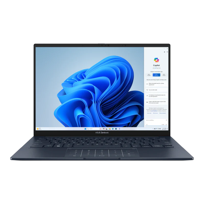 ASUS Zenbook 14 OLED Ultra 9 laptop Ponder Blue