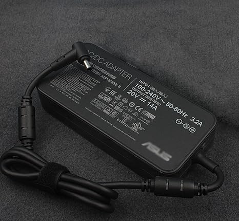 Original ASUS 240W Charger for ROG Zephyrus Duo 15/Duo 16, ROG G703 – Barrel 6.0mm x 3.7mm