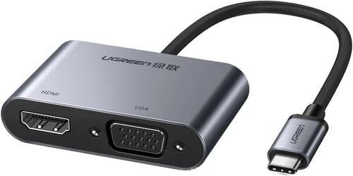 UGREEN CM162 USB-C to HDMI and VGA multiport adapter 4-in-1 design
