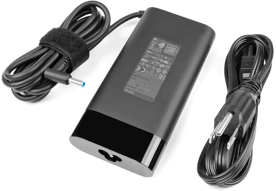 HP 150W Charger for ZBook Fury G8‑G10, ZBook Power G9/G10, OMEN 16, Victus 15/16 – 19.5V 7.7A 7.4mm Barrel Pin