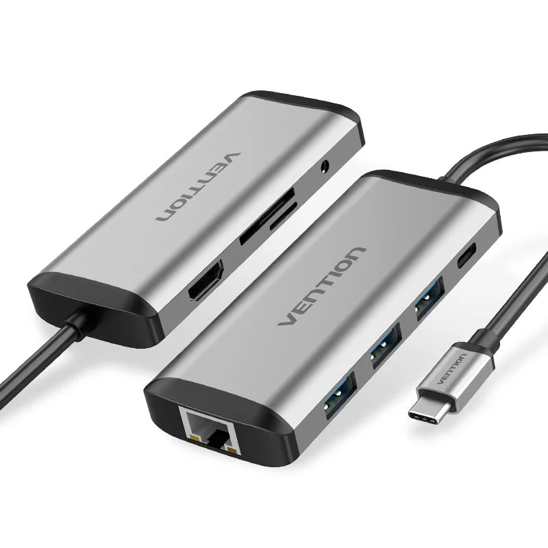 USB-C 9-in-1 docking station by Vention – 87W
