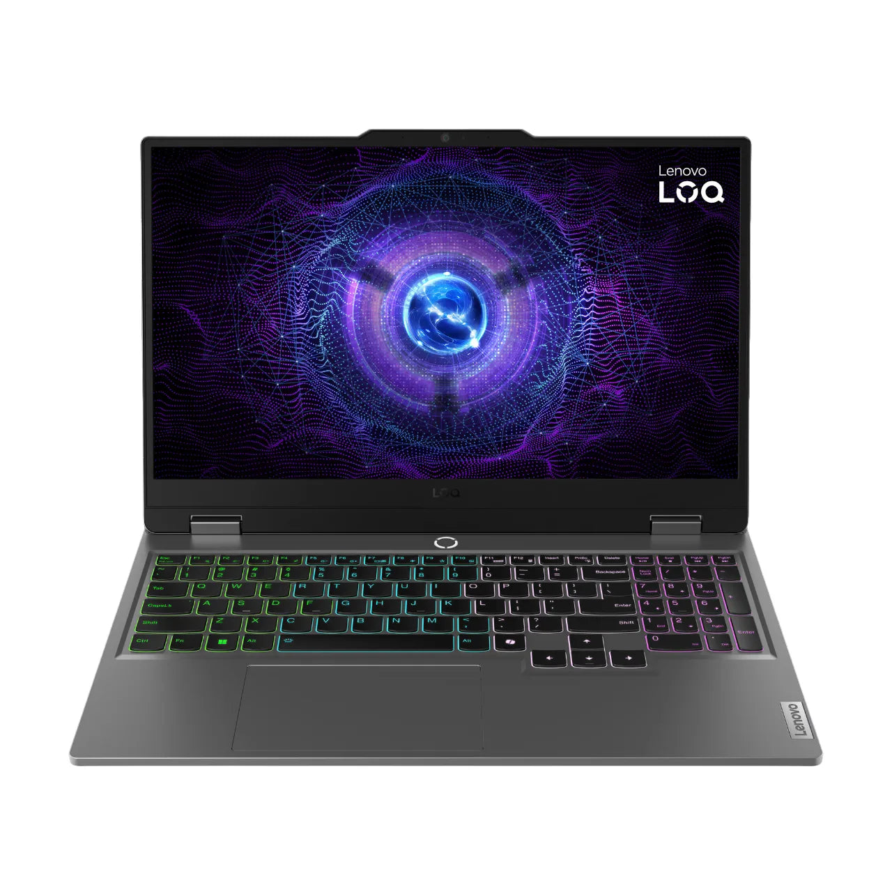 Lenovo LOQ 15IRX9 gaming laptop with Intel Core i7 and RTX 3050 in Luna Grey
