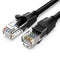 Vention Cat.6 UTP Patch Cable 20M Black for extended Ethernet connections
