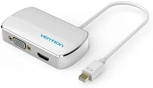 Vention Mini DisplayPort to HDMI VGA Converter 0.15M White

