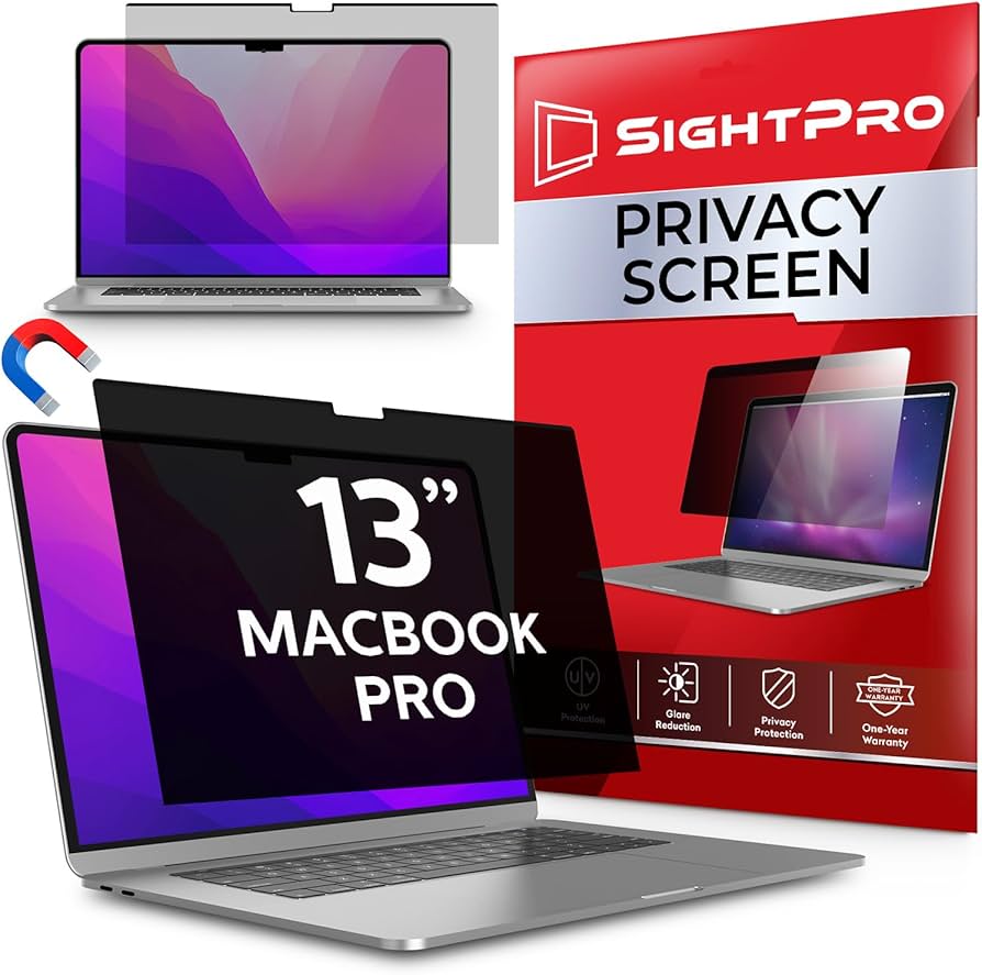 Anti-spy privacy filtre for MacBook Pro and MacBook Air
