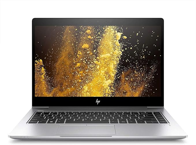 HP ELITEBOOK 840 G6 silver laptop with 14-inch display
