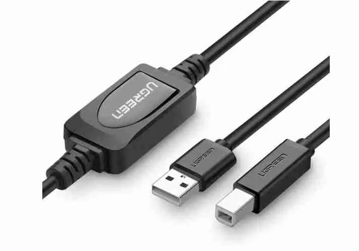 UGREEN US122 long active USB 2.0 cable for printer connection 10M
