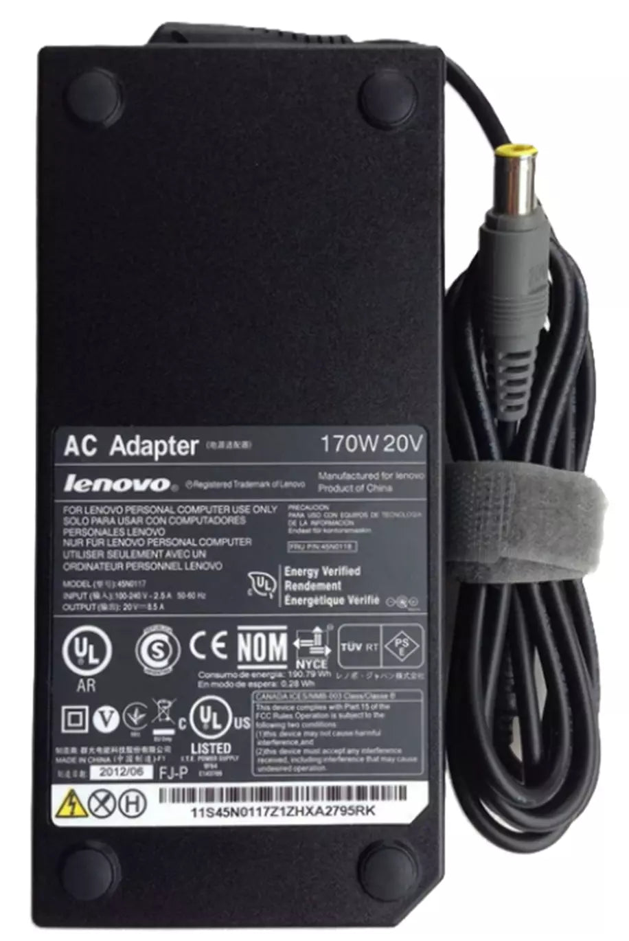 Original Lenovo 170W 7.9x5.5mm charger