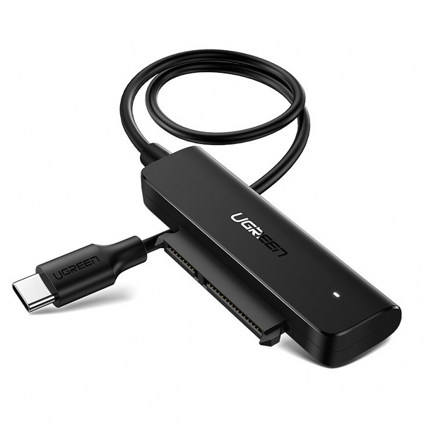 High-speed USB-C 3.1 SATA adapter for laptops and desktops
