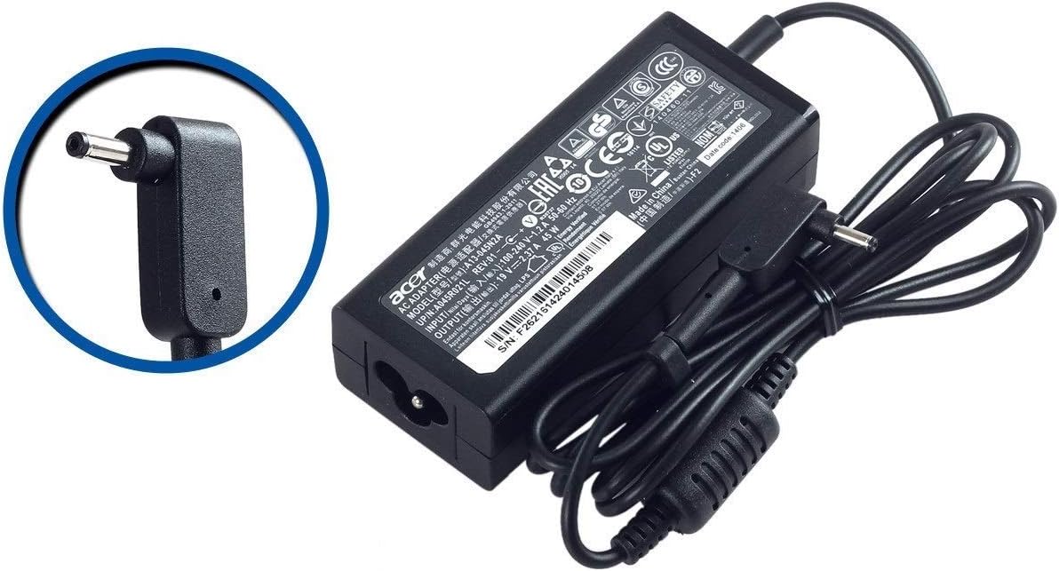 Acer 3.0mm tip 45W power adapter for notebooks
