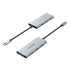 Gray aluminum USB-C docking station – Vention
