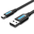 TechHaven Vention USB 2.0 A Male to Mini-B Male 0.5M Black
