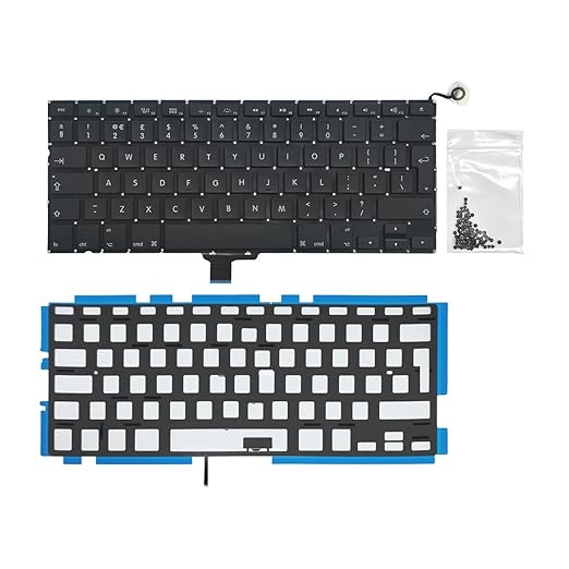 MacBook Pro 13-inch A1278 2008 2009 2010 2011 2012 2013 2014 2015 Year Keyboard UK Layout with Back-light/Backlit
