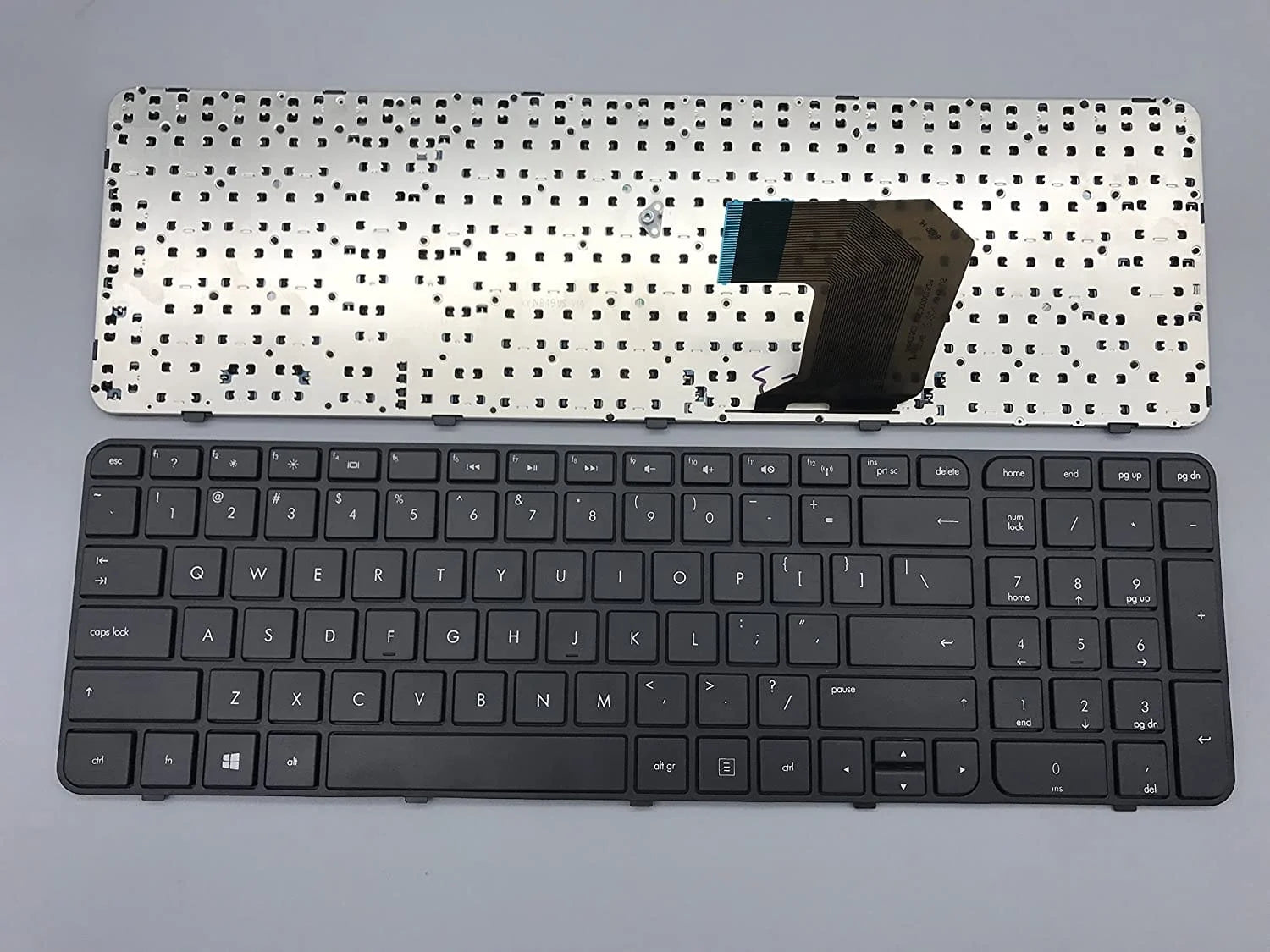 HP Pavilion dv6 Keyboard Replacement with Frame – Black
