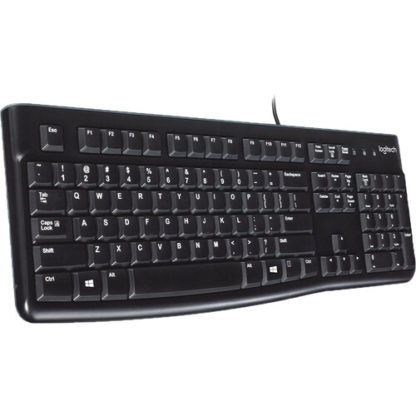 Logitech K120 wired keyboard black
