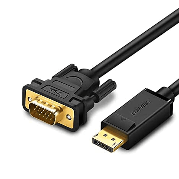 UGREEN 1.5m VGA cable for monitors, projectors, and PCs
