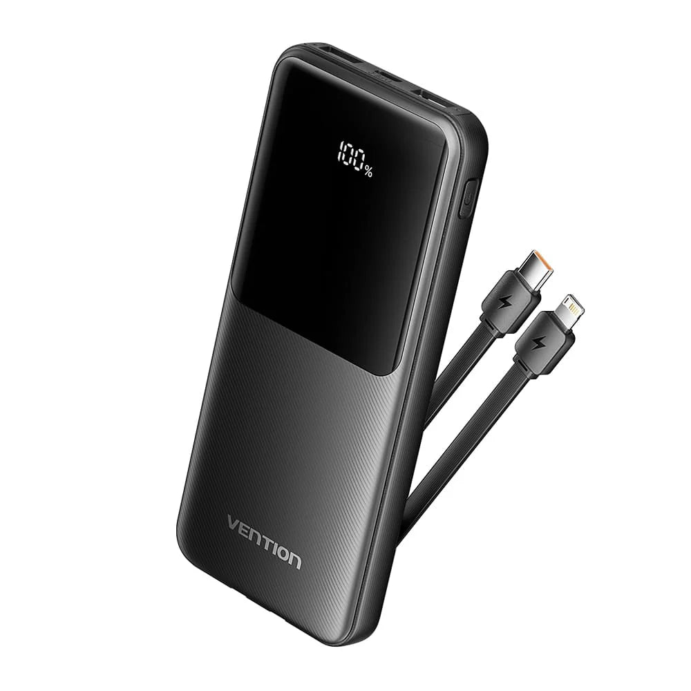 Vention 10,000mAh Power Bank Black
