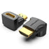 Vention right angle HDMI adapter 90 degree black
