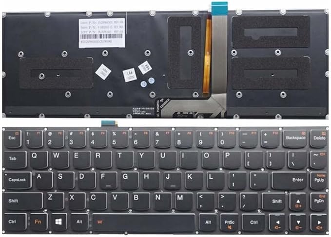 Original Lenovo Yoga 3 Pro 1370 black laptop keyboard
