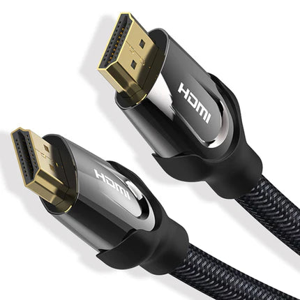 Vention 1M nylon braided HDMI cable black metal
