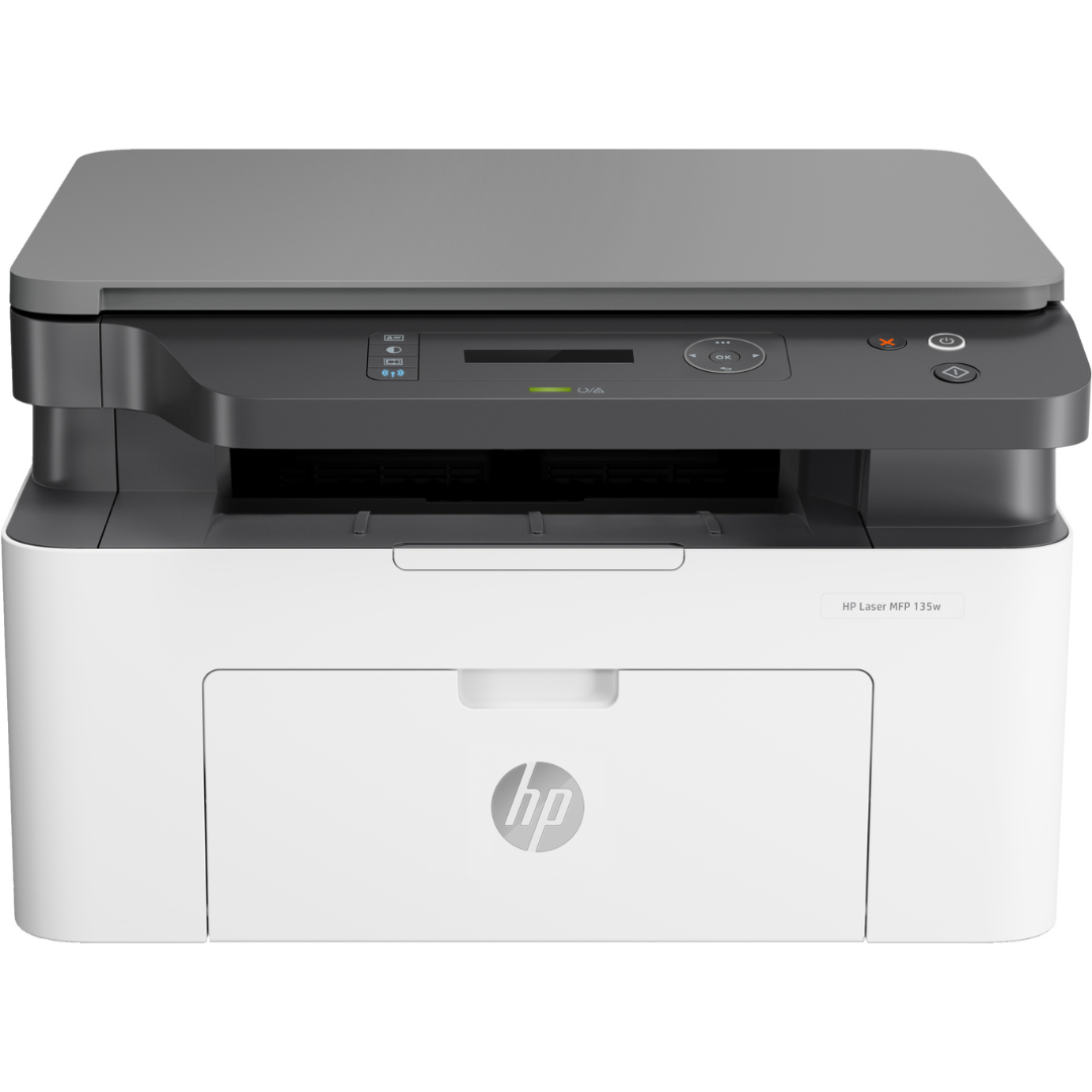 HP Laser MFP 135W Printer – Print, Copy, Scan with USB & Wireless
