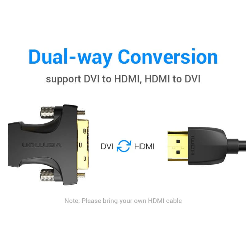 High quality HDMI female to DVI male adapter for monitor
