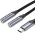Vention USB-C to TRS Audio & Mic Adapter 0.3M Gray
