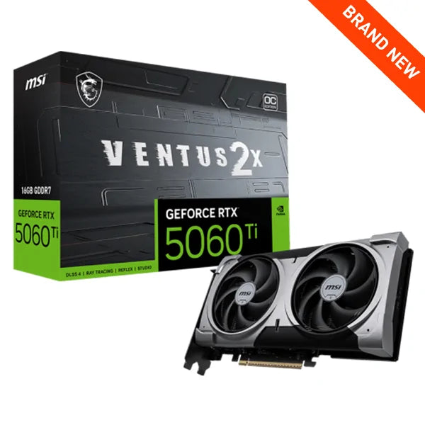 MSI GeForce RTX 5060 Ti 16GB VENTUS 2X PLUS graphics card
