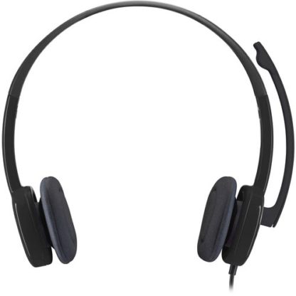 Logitech H151 wired stereo headset with noise-cancelling mic
