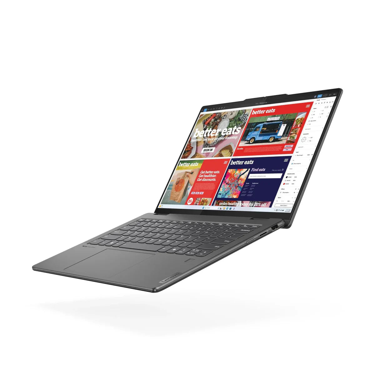 Lenovo Yoga 7 2-in-1 14-inch convertible laptop in Storm Grey
